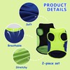 2 Pack Shirts for Dog Quick Dry Vest Boy Girl