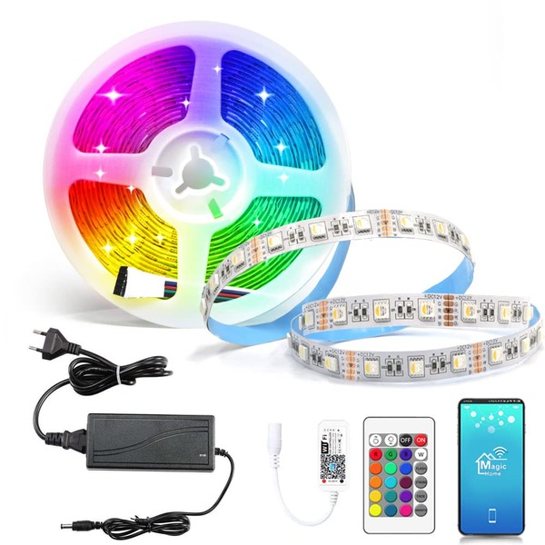 Arotelicht Arotelicht 12V RGBWW LED strip WIFI kit Smart LED
