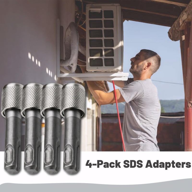 MAEXUS SDS Plus Adapter, 6.35 mm (1/4 Inch) Sds Adapter,