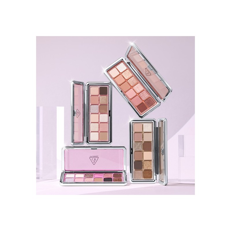 3CE New Take Eyeshadow Palette + Glow Eye Point Brush