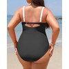 Daci Women Plus Size One Piece Swimsuits - Tummy Control