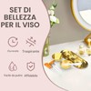 Set di 24 ciotole e pennelli per il viso per
