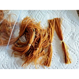 BASS BOSS 10 TEXAS PUMPKIN BANDED SILICONE SKIRTS FOR SPINNER BAITS, BUZZ BAITS, OR JIG