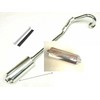 New Anime BLEMISHED NEW Replacement Silver Tip Exhaust Pipe Muffler