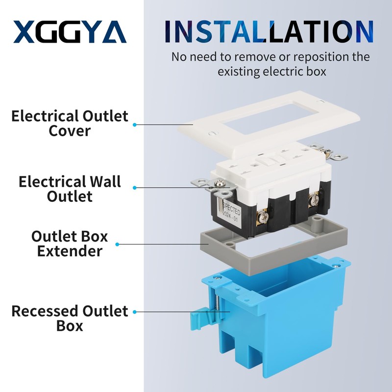 XGGYA Box Extender Gray 4 Pc