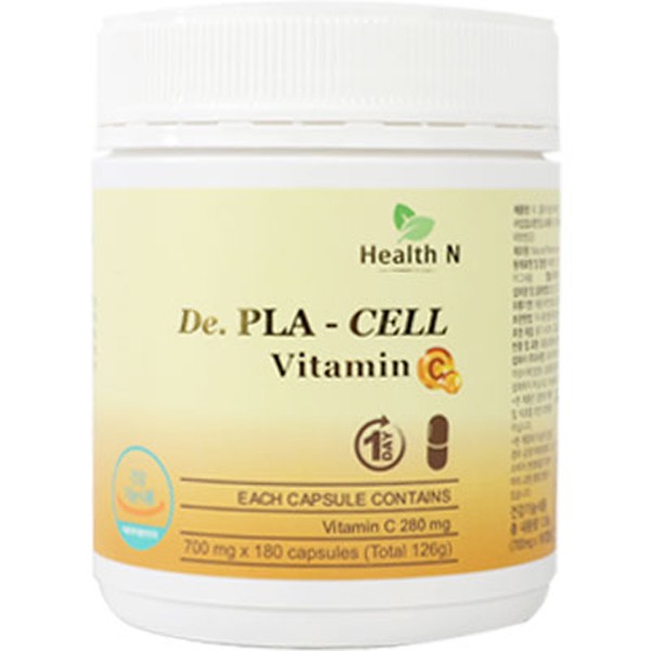 Health&amp;The Placel Vitamin C 126g, 1 piece / 헬스엔 더 플라셀 비타민C 126g, 1개