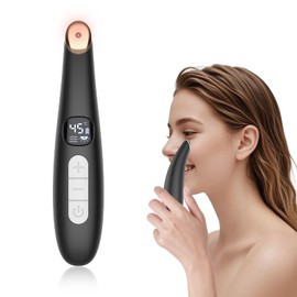 DOCOCO Eye Lift Wand, 3 Modes Eye Massager Wand, Eye Massager for Dry Eyes, Dark Circles and Puffiness, Eye Lifting Device for Fine Lines, Black