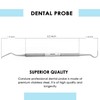 Candure Dental Pick Stainless Steel Double Ended Dental Scraper for
