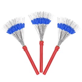 TIXIPEM Fishing Bobber Stops [300PCS] Column Floats Sinker Stops Use for Streams & Lake & River Fishing - [Blue - Silicone] Fit 0.6-1.5 mm Wire Beads Float Stopper