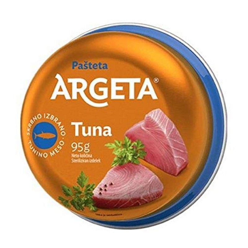 Argeta Tuna and Salmon Pate Pack of 4 From Europe