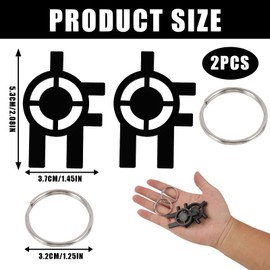 2 Pcs Paper Towel Dispenser Key, 3-in-1 Dispenser Key Replacement Set for Paper Towel,Toilet and Soap Dispensers Compatible with Most Restrooms and Kitchen Environments, Easy Replacement＆Durable Use