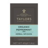 Taylors of Harrogate Organic Peppermint, Herbal Tea, Individually Wrapped Bags,
