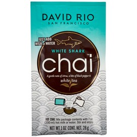 David Rio Chai White Shark Display with 12 Cup Servings, 336 g (12 x 28 g)