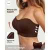 OEAK Strapless Bras for Women Wireless Bandeau Bra Non Slip