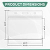 50pcs Flowing ID Card Holders – 50 Badge Holder Pack