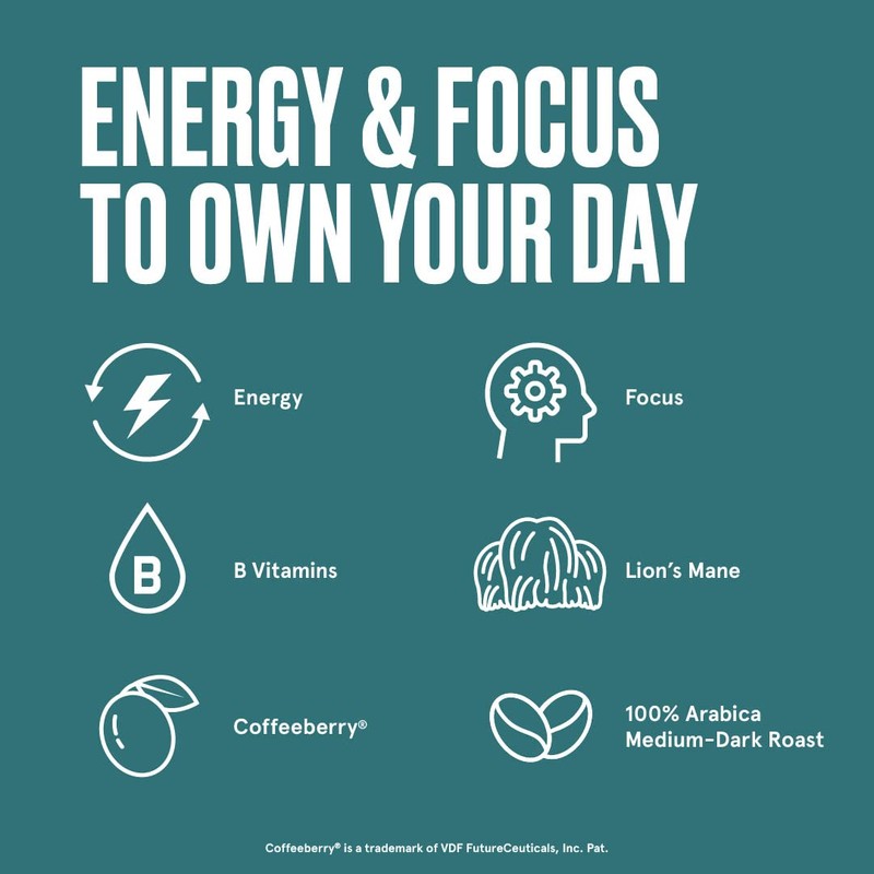 Bulletproof The High Achiever Pods, 24 count, Medium-Dark Roast Enhanced