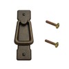 HARMAC HOUSE Vintage Drop Handles 2 Pack Antique Bronze Door