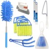 10 Pcs Venetian Window Blind Cleaner Duster Tool Set, Mini