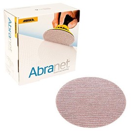 Mirka 9A-232-220 5-Inch 220 Grit Mesh Abrasive Dust Free Sanding Discs, Box of 50 Discs by Mirka