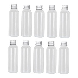 perfeclan 10x Travel Bottles for Toiletries Clear Liquid Sample Vial Make up Sample Containers 100ml Sample Bottles for Make up Remover
