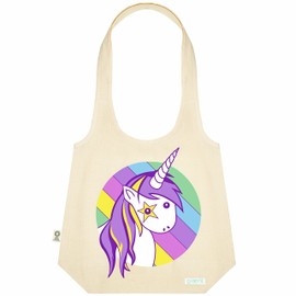 graent Unicorn Cotton Shopping Bag (Organic Cotton & Fairtrade)