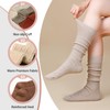 SISOSOCK 3 Pairs Winter Knee High Socks for Women Soft