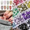 6000 Pieces Rhinestones for Nails, BetterJonny Rhinestones for Crafts, 5