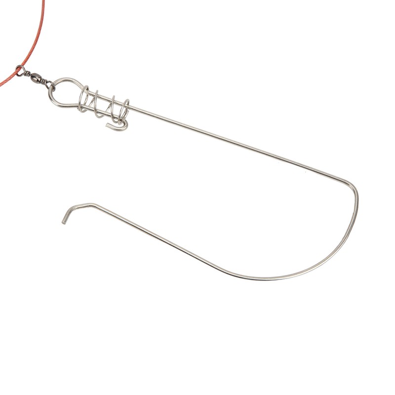 Live Fish Lock with Foam Float Stick Steel Wire Fishing