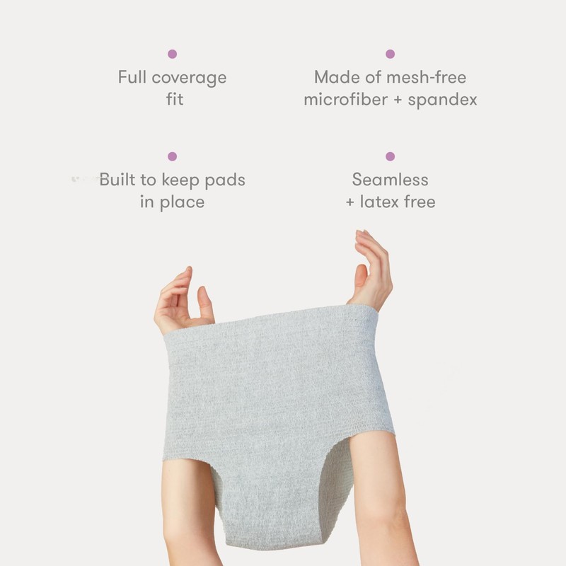 Frida Mom Postpartum Underwear, Disposable C-Section Panties, High-Waist, Seamless, Stretch
