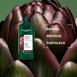 Yves Rocher - Kit Shampoo Reparación para Cabello Seco y Dañado | Ayuda a Reducir el Quiebre | Sin Sulfatos, Fórmula Vegana| Incluye 3 Piezas de 300 m