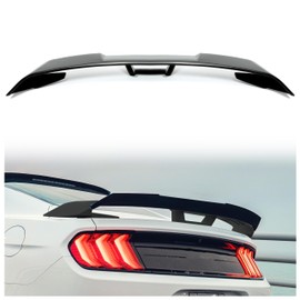 KUAFU Trunk Spoiler Compatible with 2015-2022 Ford Mustang 2 Door Coupe Models Rear Wing Gloss Black