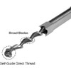 Msiud Square Drill Bit, 20mm Bearing Carbon Steel Mortising Chisel