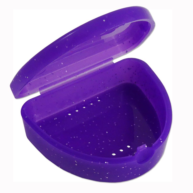 Slim Orthodontic Dental Case x 2 - Colour & Glitter