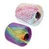 COHEALI 2pcs Handmade Woven Cotton Thread Multi-Function Crocheting Yarn DIY