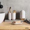 Umbra Touch Sujetador para Cepillo de Dientes, Blanco White