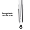 OXO GG 1054628BK 12-Inch Tongs with Nylon Heads, Silver