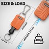 nitescuba Scuba Gear Retractable Gear Tethers, Heavy-Duty Dive Clip Lanyard