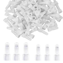 Teansic 500PCS Closed End Crimp Terminal,AWG 22-16 AWG16-14 Nylon Crimp Cap Fast Wiring Closed Connector(250PCS CE1+250PCS CE2)