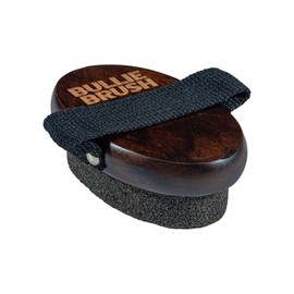 BullieBrush - The Ultimate Grooming Tool for Bulldogs and Pitbulls - Bully Brush is the Shed Brush for Dogs with Short Hair. Cloth Strap, Wooden Handle, Lightweight