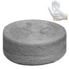 Stainless Steel Wool with Gloves, Steel Wool Fill Fabric Roll,