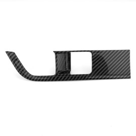 FUEISOF For Kia Sportage NQ5 2021-2024 Carbon Fiber Style Black ABS Headlight Switch Cover