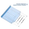 JOY DECOR Drill Mounting Template for Kitchen Cabinet Pulls Kitchen