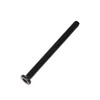 binifiMux 12pcs Black 1/4-20 x 2-3/4" Hex Socket Cap Screws