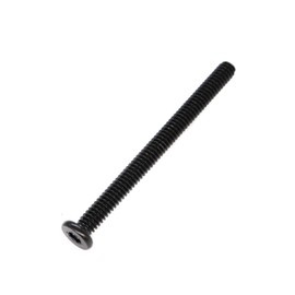 binifiMux 12pcs Black 1/4-20 x 2-3/4" Hex Socket Cap Screws Bolts for Furniture Chair Table Desk Crib Bed, Full Thread