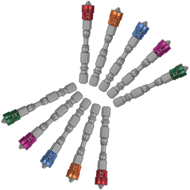 Bestgle 10Pcs 1/4 Inch Hex Shank Magnetic Phillips Screwdriver Bit