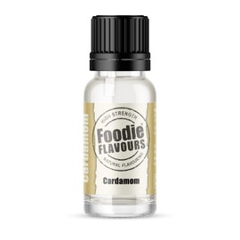 Foodie Flavours Cardamom Natural Flavouring, High Strength - 15ml