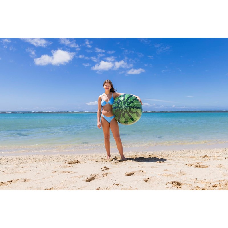 Igarashi Beach Ball 33.5 inches (85 cm), Real Watermelon Ball,