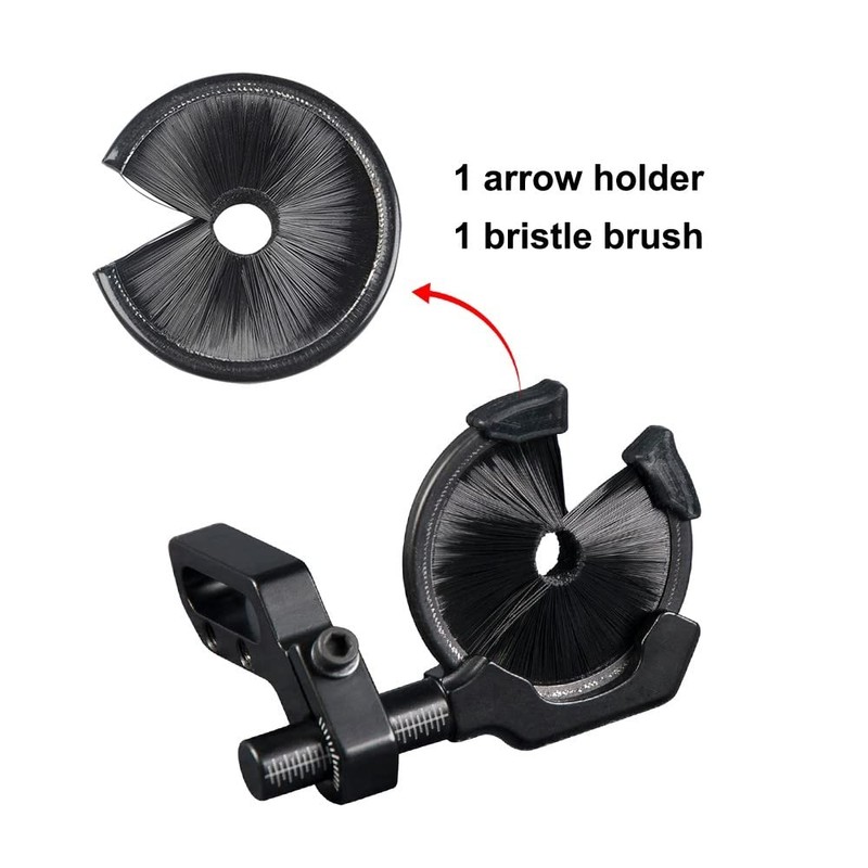 MiOYOOW Arrow Rest Compound Bow Rest Adjustable Archery Stand Brush