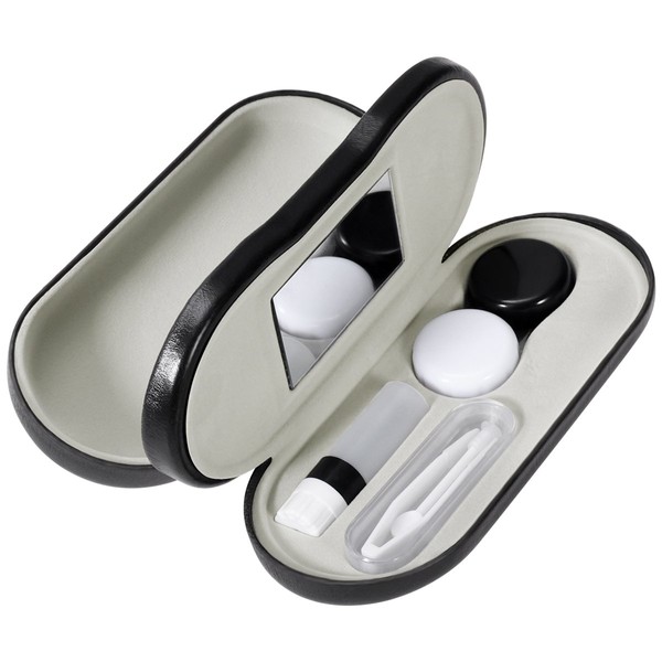 Healifty Double Sided Contact Lens Case, Contact Lens Travel Case
