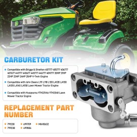 Briggs & Stratton Carburetor Kit For Briggs & Stratton 20 21 23 24 25HP 791230 699709 499804